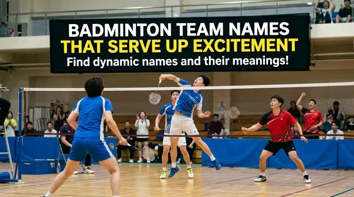 badminton team names that serve up excitement