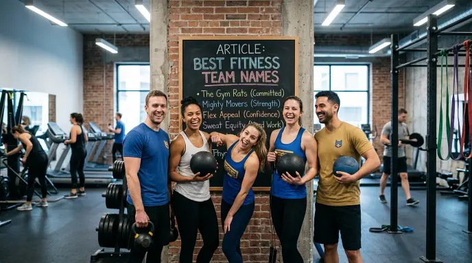 best fitness team names