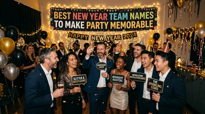 best new year team names to make party memorable