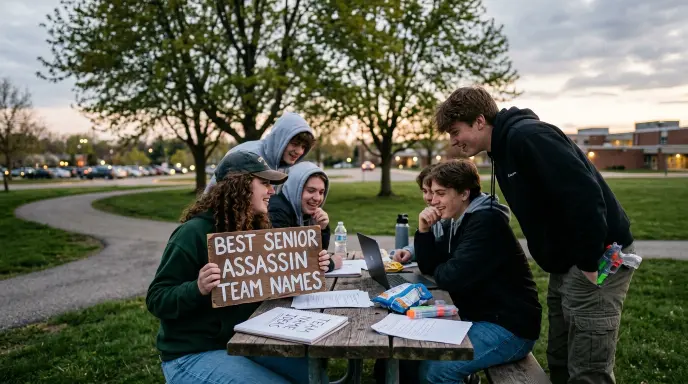 best senior assassin team names