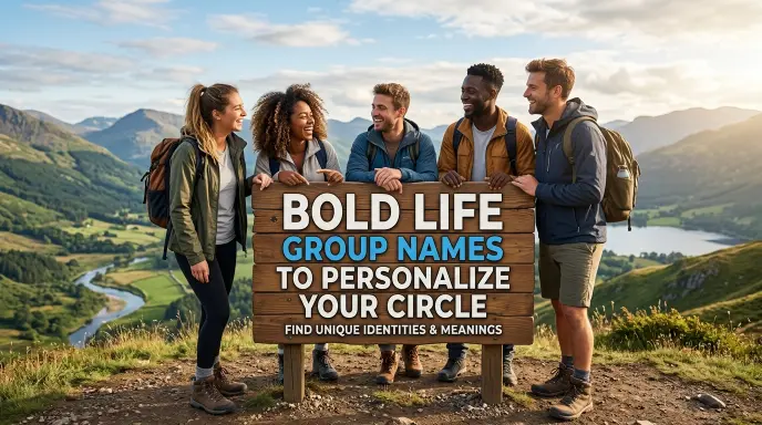 bold life group names to personalize your circle