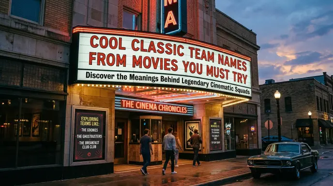 cool classic team names from movies you must try