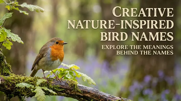 creative nature inspired bird names