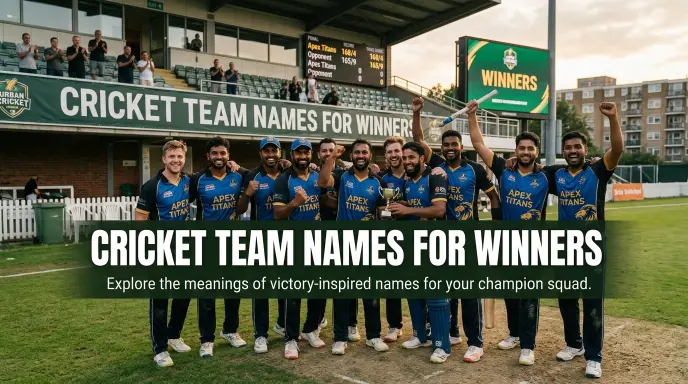 cricket team names for winners