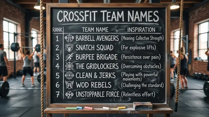 crossfit team names