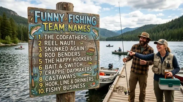 funny fishing team names