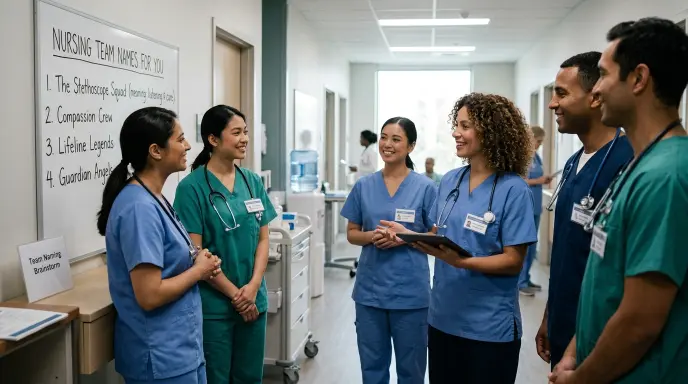 nursing team names for you
