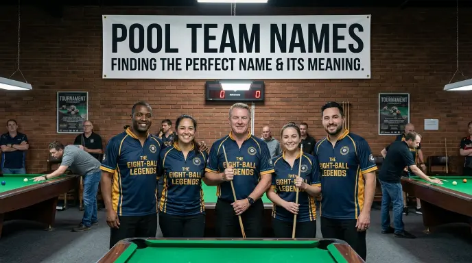 pool team names