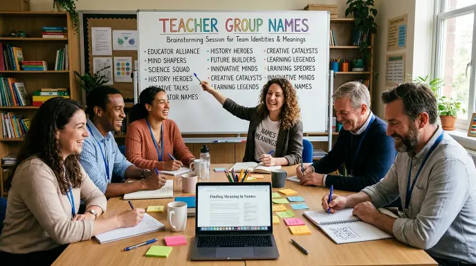 teacher group names