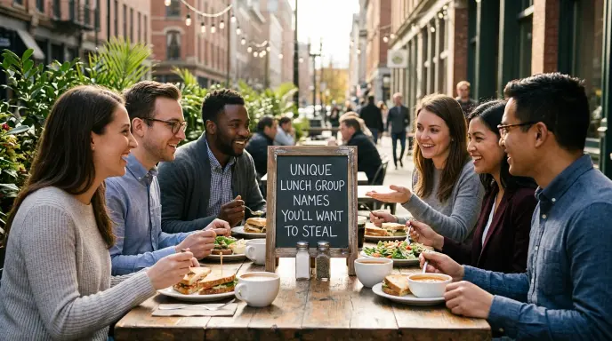 unique lunch group names youll want to steal