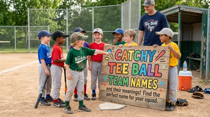 catchy tee ball team names