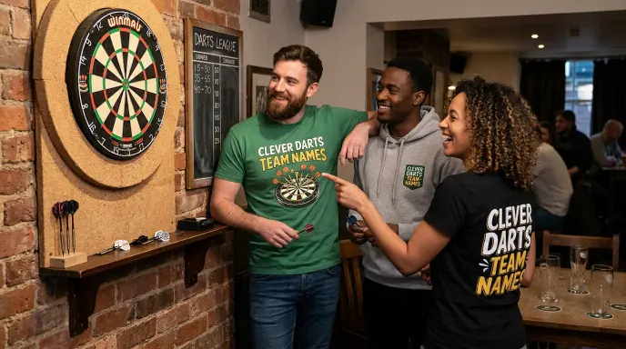 clever darts team names