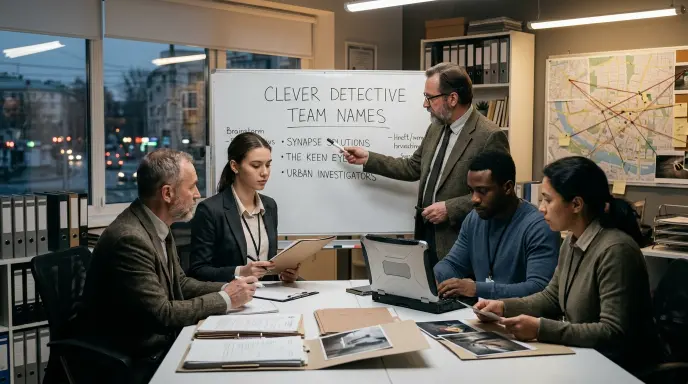 clever detective team names