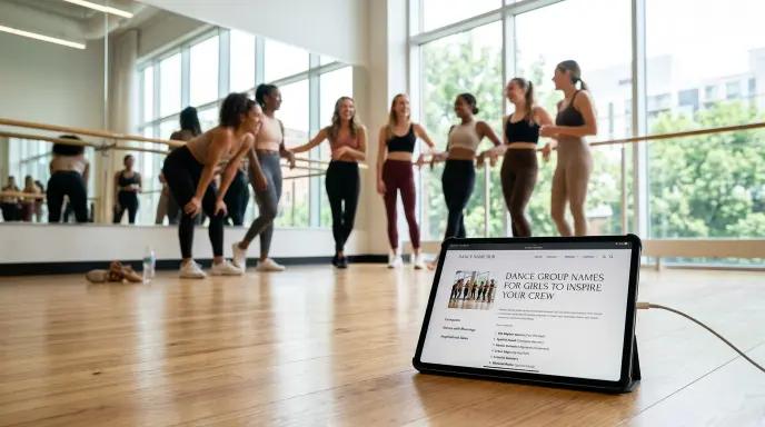 dance group names for girls to inspire your crew