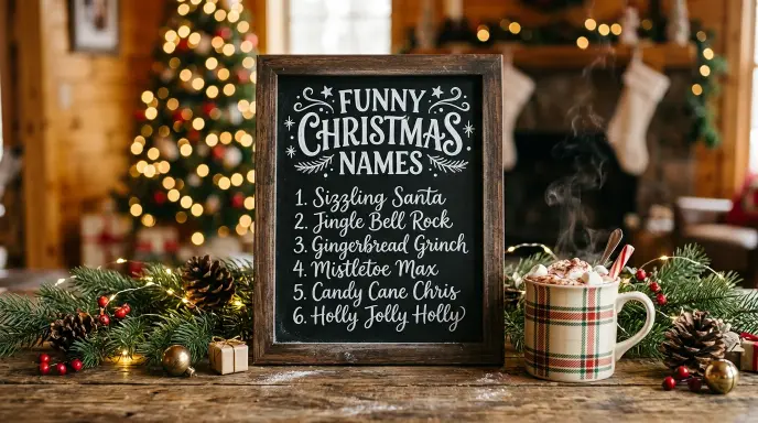 funny christmas names