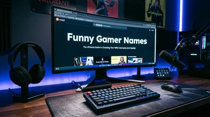 funny gamer names