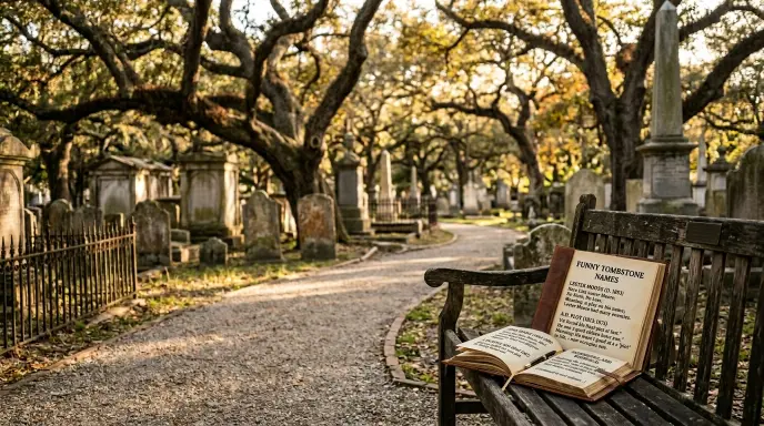 funny tombstone names