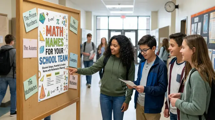 math names for your school team