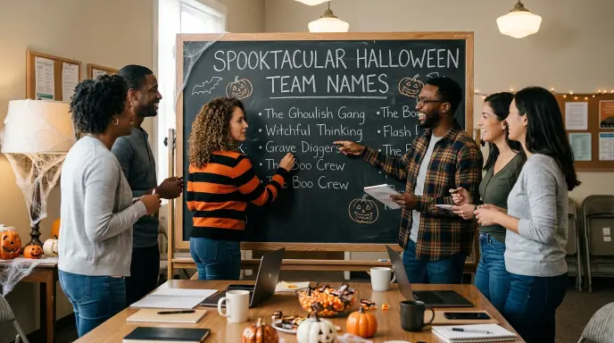 spooktacular halloween team names