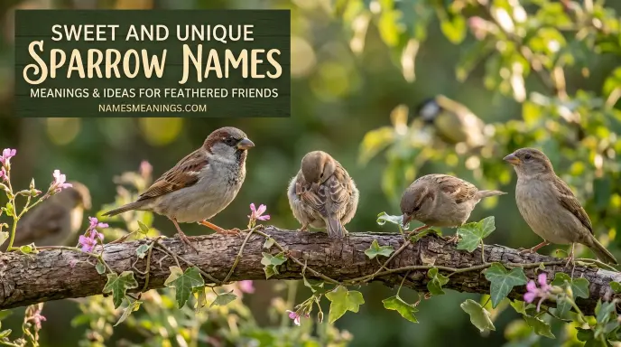 sweet and unique sparrow names