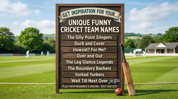unique funny cricket team names