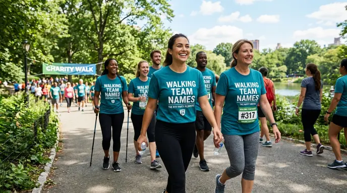 walking team names